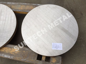 중국 SB265 Gr.1 티타늄/콘덴서를 위한 탄소 강철 입히는 튜브 시트 협력 업체