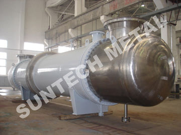 중국 PTA의 티타늄 Gr.2 냉각기의 화학 공정 장비를 위한 포탄 관 콘덴서 협력 업체