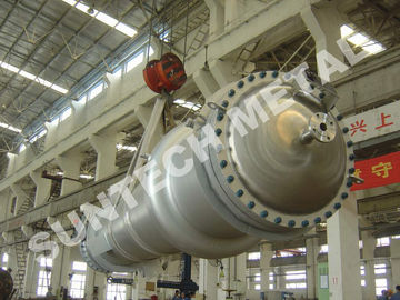 중국 150의 sqm 두 배 관 포탄 및 관 유형 열교환기 무게 7 톤 협력 업체